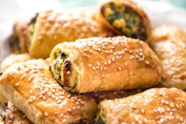 ricotta and spinach rolls