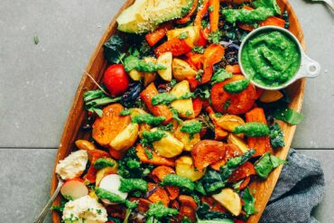 roast vegetables salad