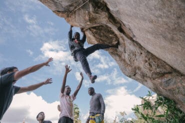 rock climbing and