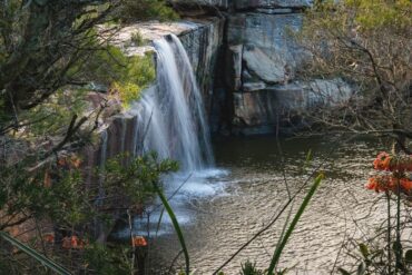 royal national park waterfall wattamolla sydney