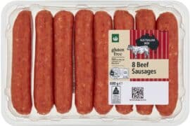 sausage woolworths