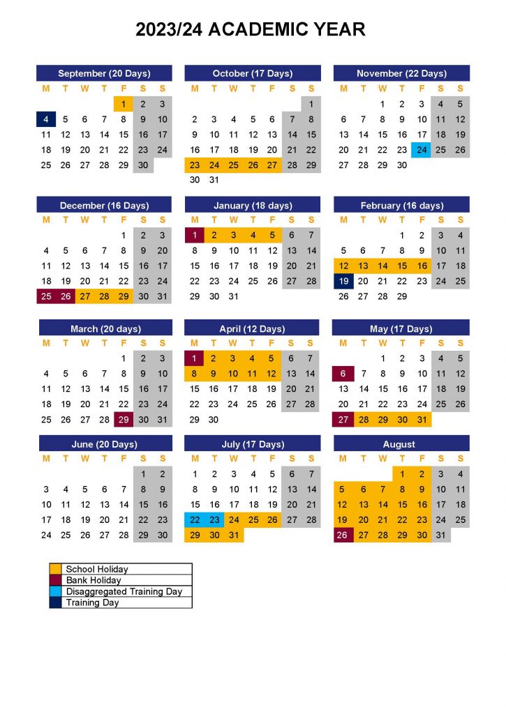 schools term dates 2023