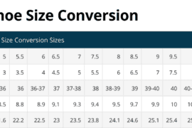 shoe size conversion