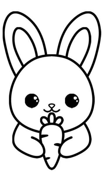 simple bunny drawing