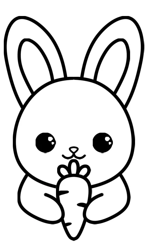 simple bunny drawing