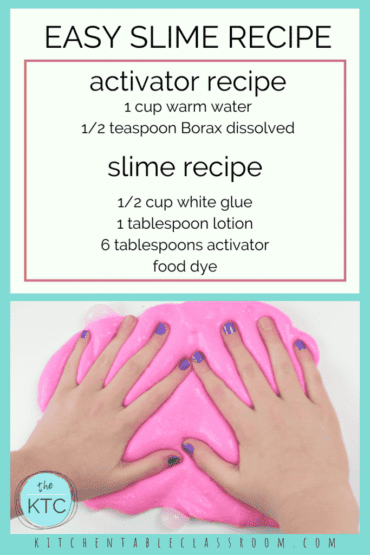 simple recipe for slime