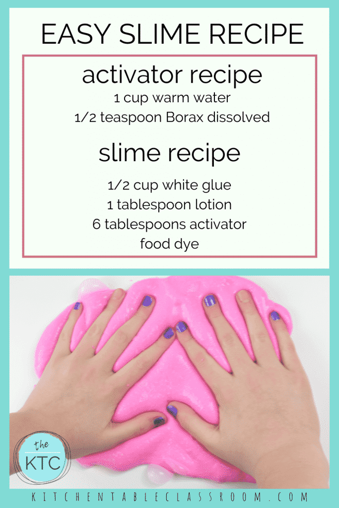 simple recipe for slime