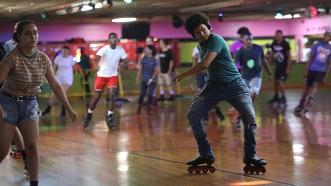 skaters roller rink