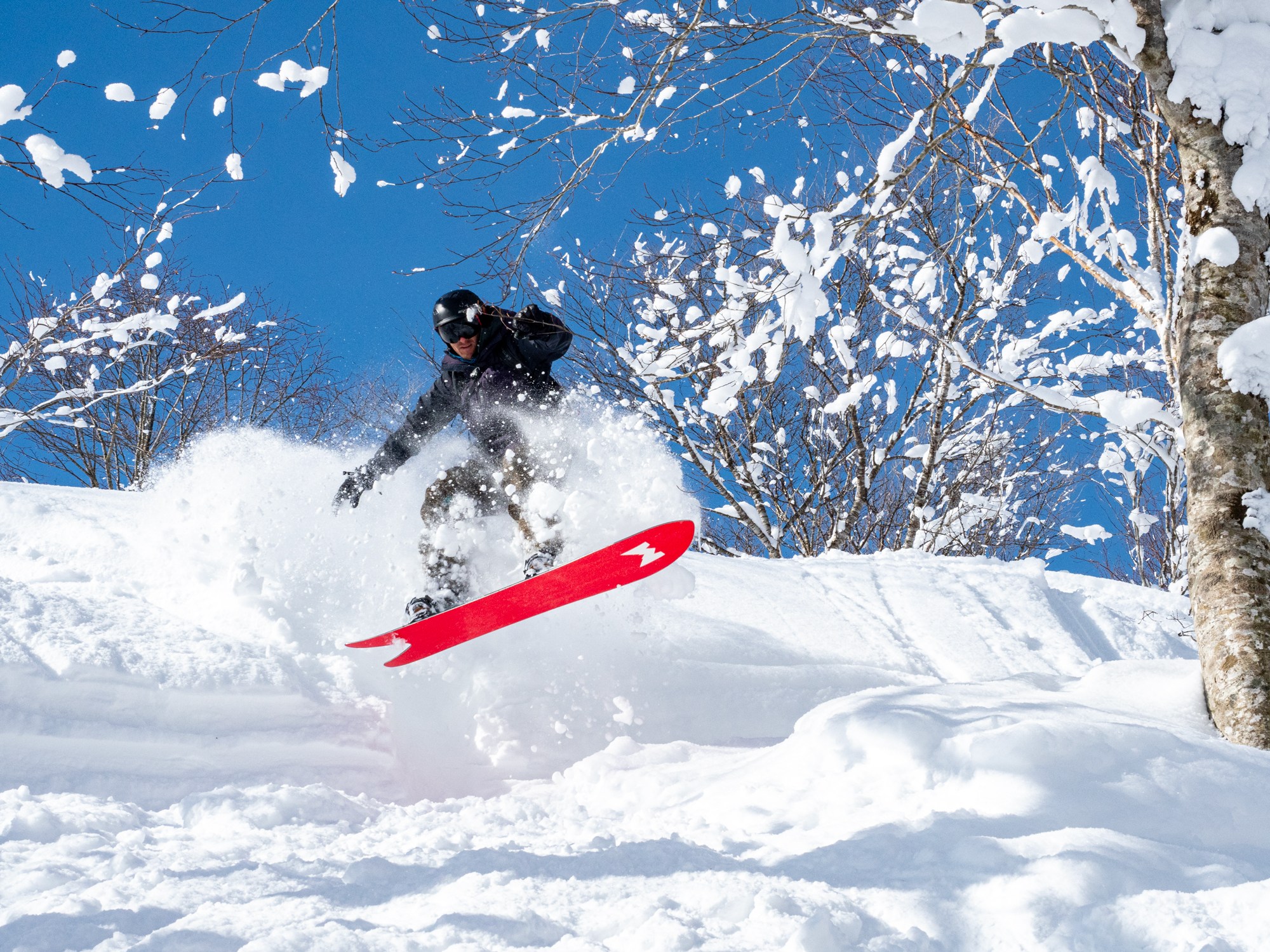 skiing in japan