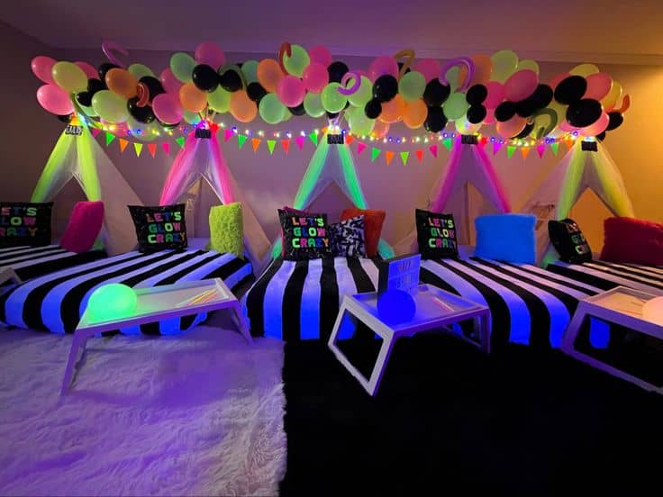 sleepover 13th birthday party ideas