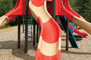 slides at playground