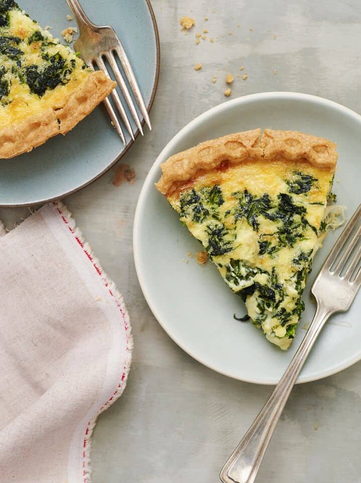 spinach egg pie