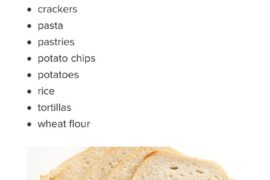 starch foods to avoid