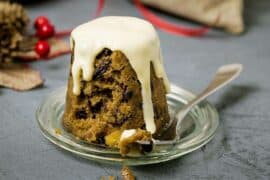 steamed christmas pudding