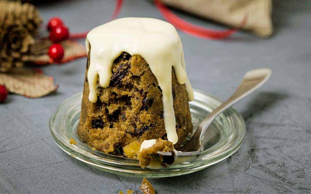 steamed christmas pudding