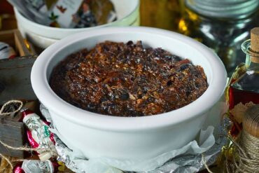 steamed xmas pudding