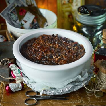 steamed xmas pudding