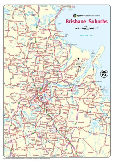 suburb map of brisbane