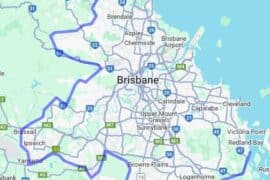 suburbs of brisbane map