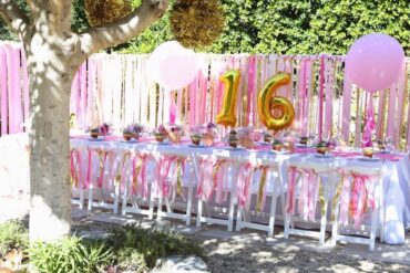 sweet 16 party ideas at home