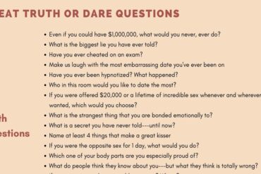 t or dare questions