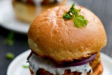 tandoori chicken burger