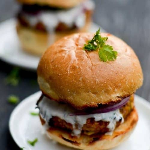 tandoori chicken burger