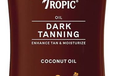 tanning oil