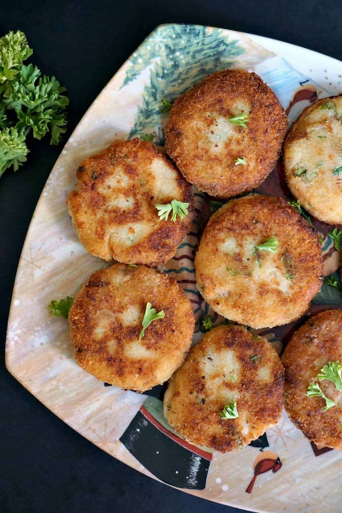 tuna rissoles with potato