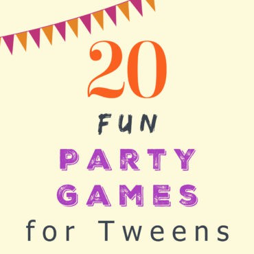 tweens party games