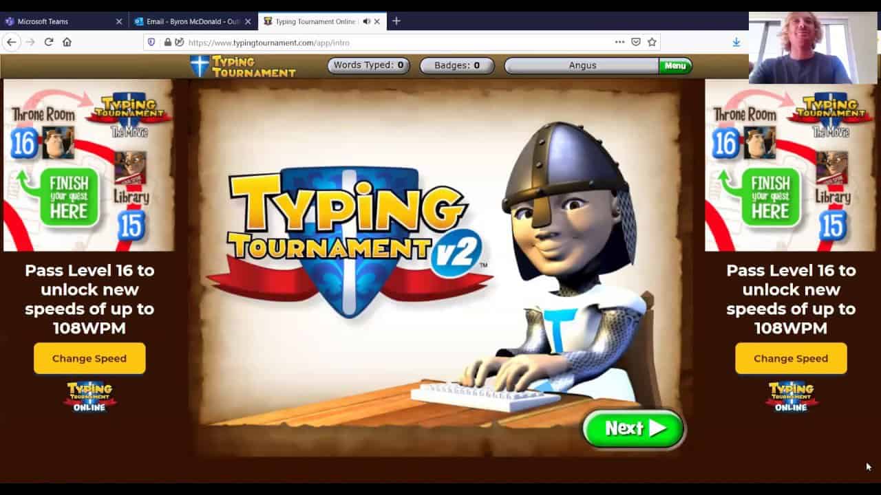 typing tournament