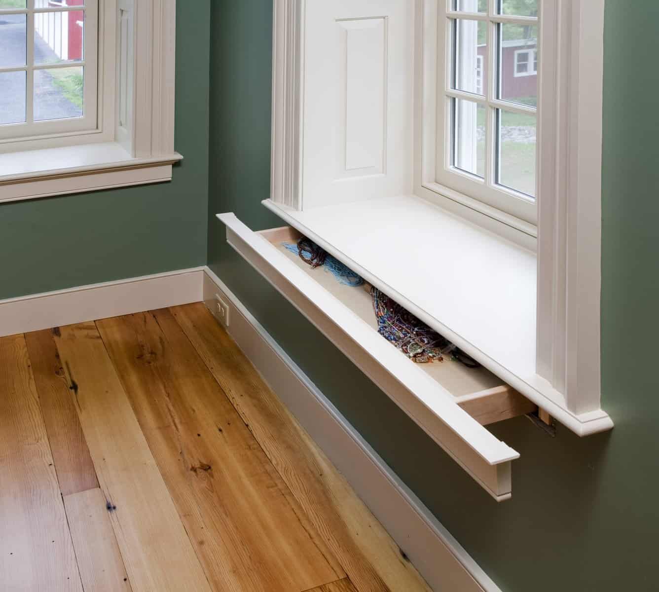 under window storage