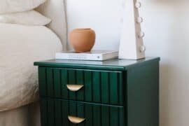 upcycled bedside cabinet