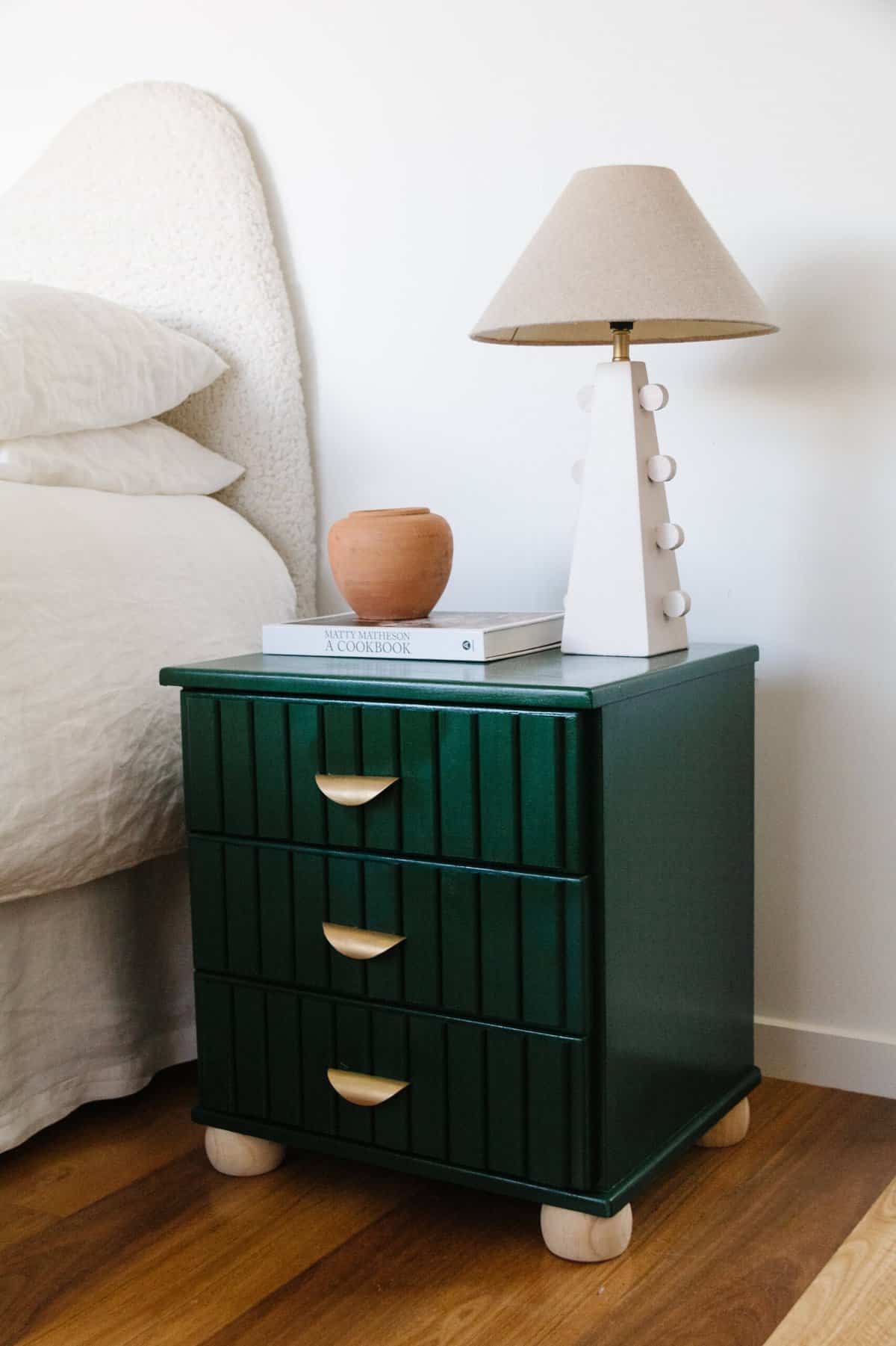 upcycled bedside cabinet