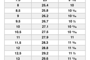 us shoe size to aus