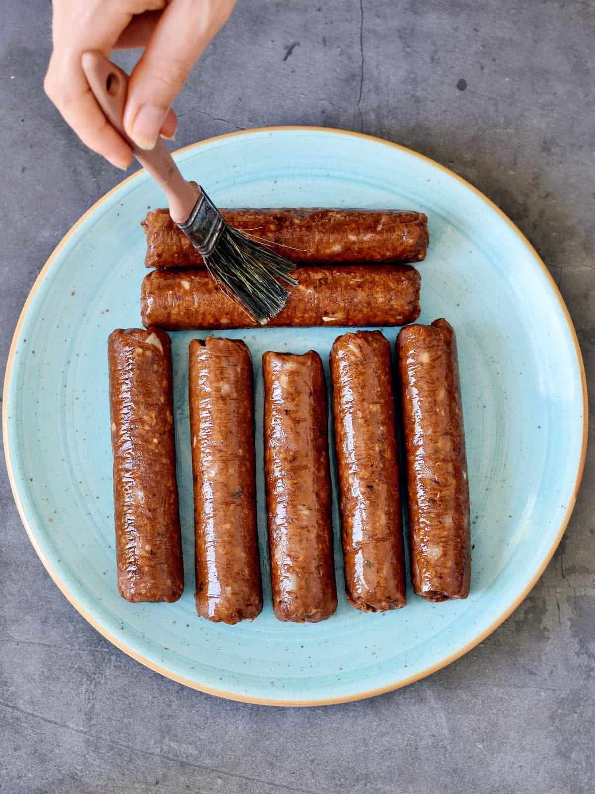 vegetarian sausages