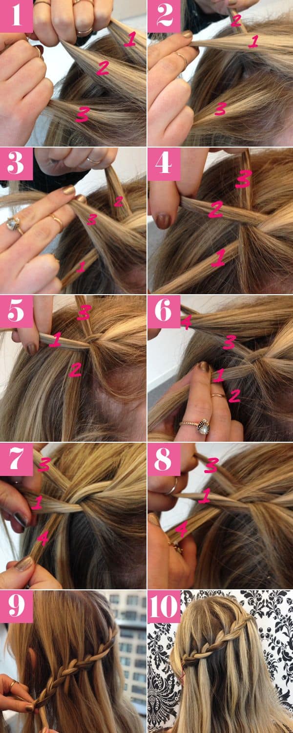 waterfall braid