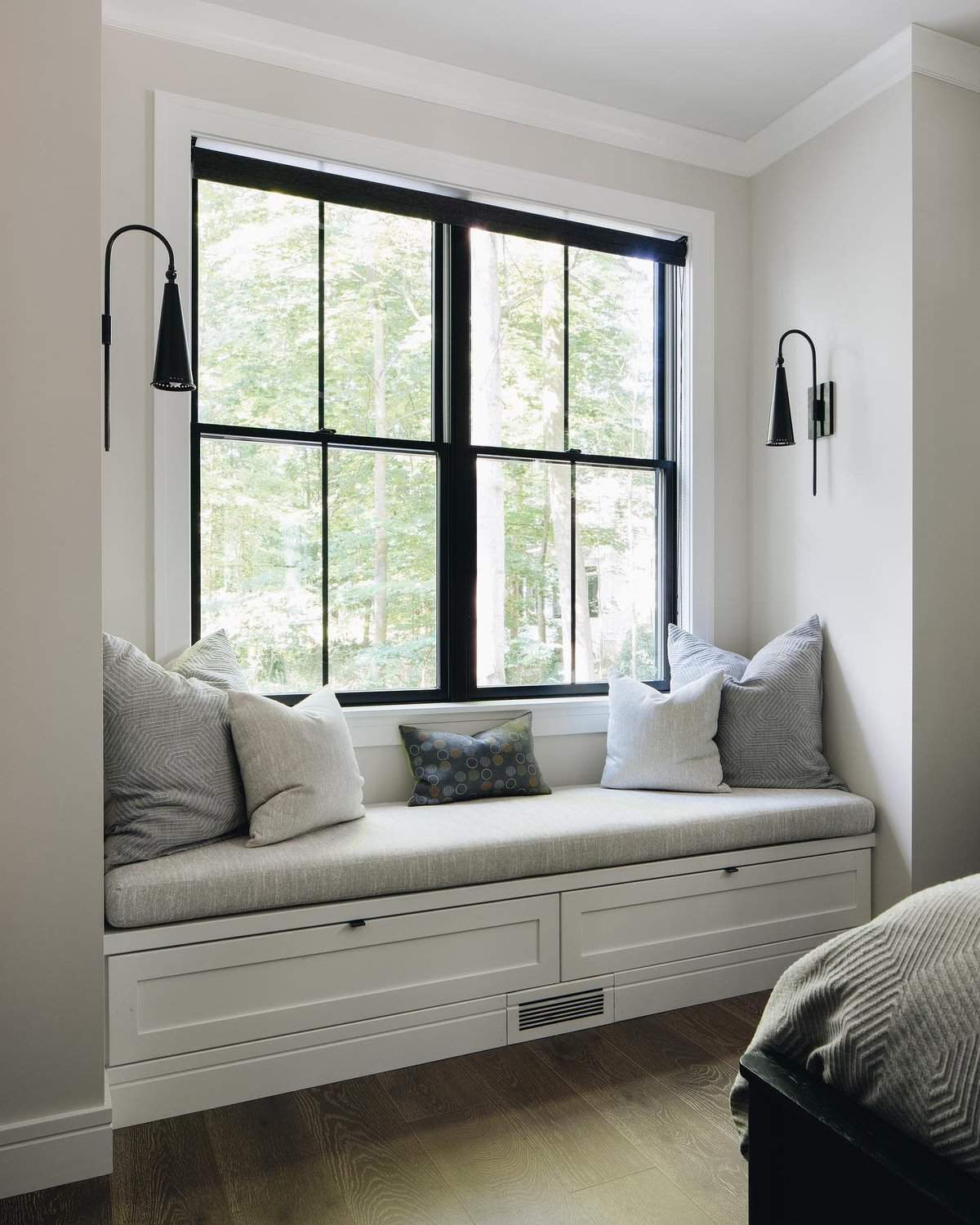 window seating with storage