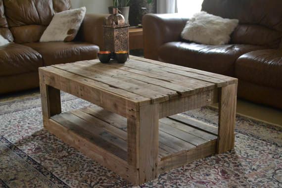 wood pallet coffee table