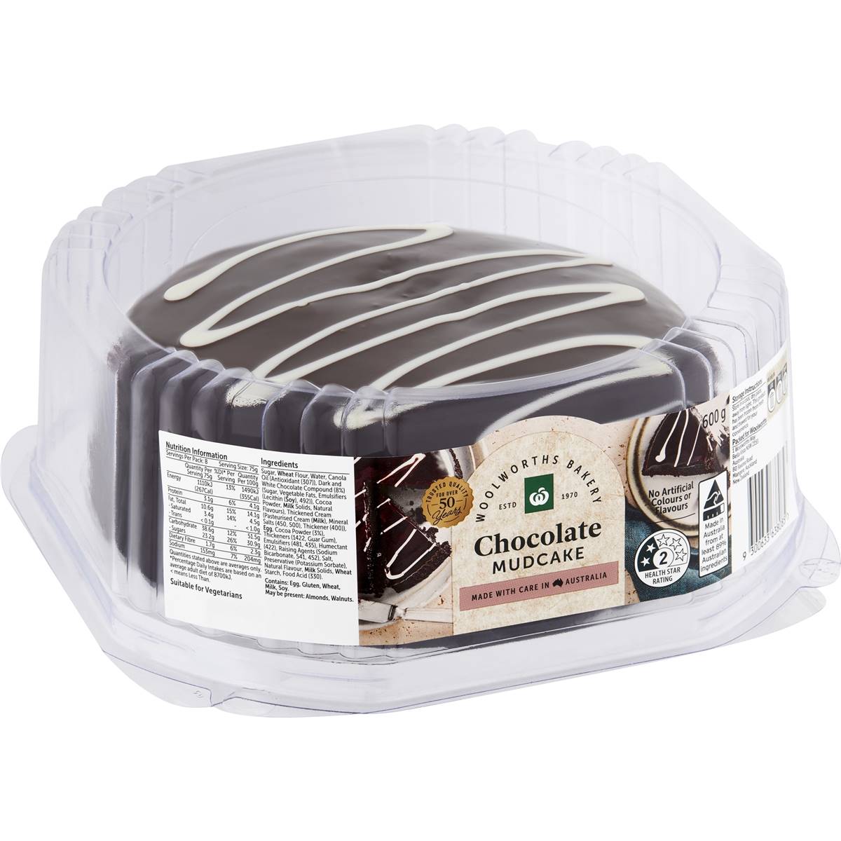 woolworths mud cake