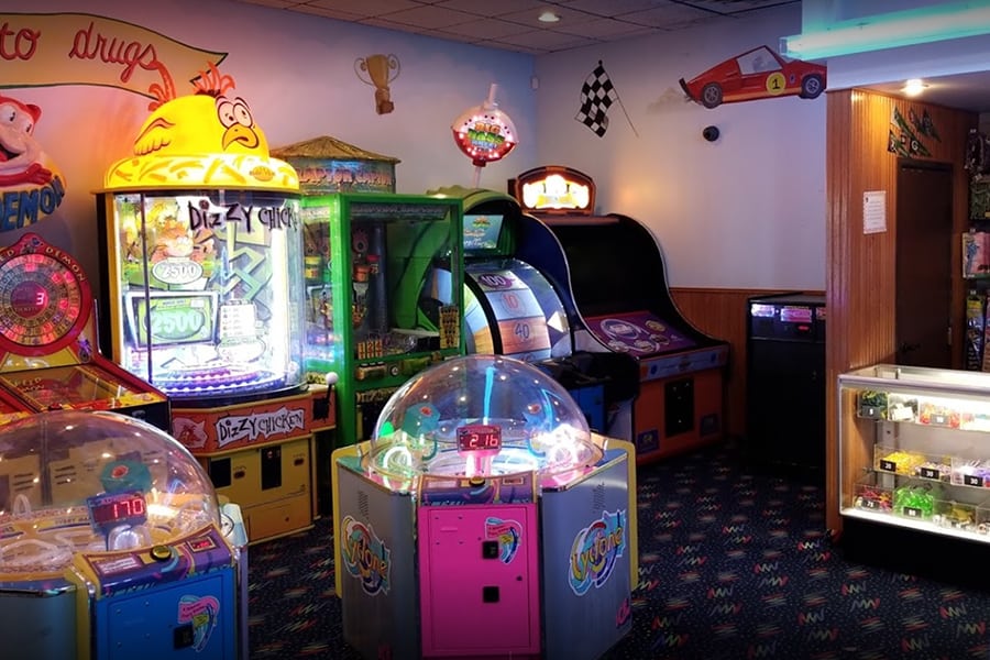 Arcades in Fontana California