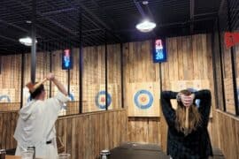 Axe Throwing in Novena