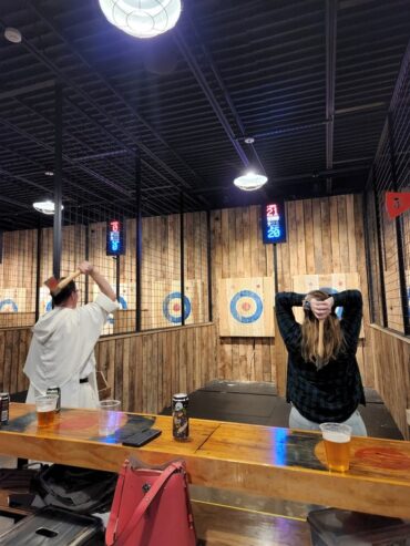 Axe Throwing in Novena