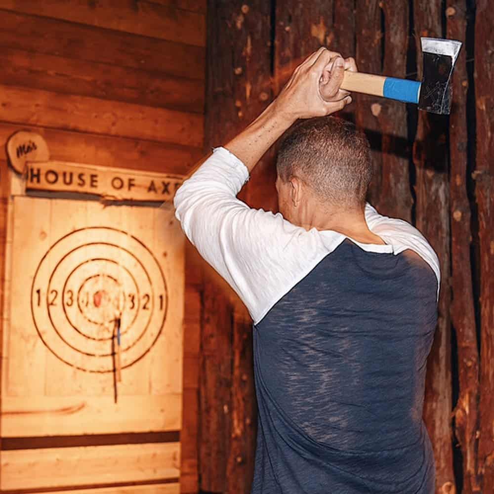 Axe Throwing in Orange California