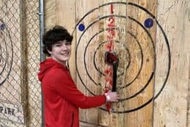 Axe Throwing in Shawnee Kansas