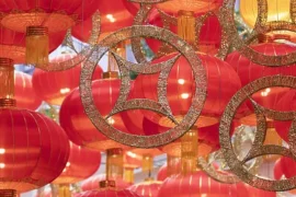 Chinese New Year in Wan Chai Hong Kong Island