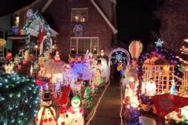 Christmas Lights in Castro Valley California