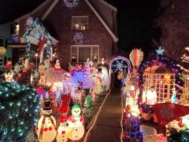 Christmas Lights in Castro Valley California