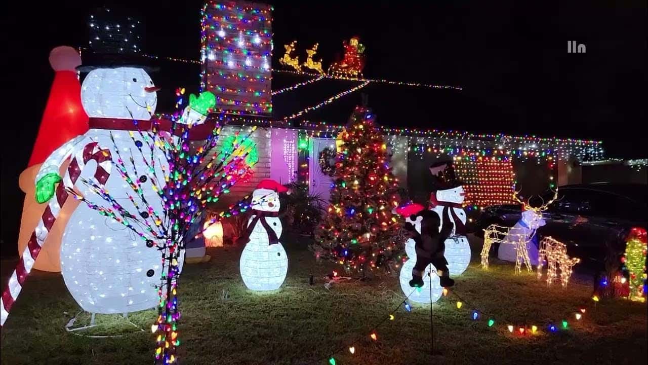 Christmas Lights in Chino California