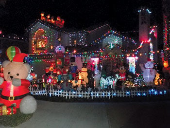 Christmas Lights in Chino Hills California